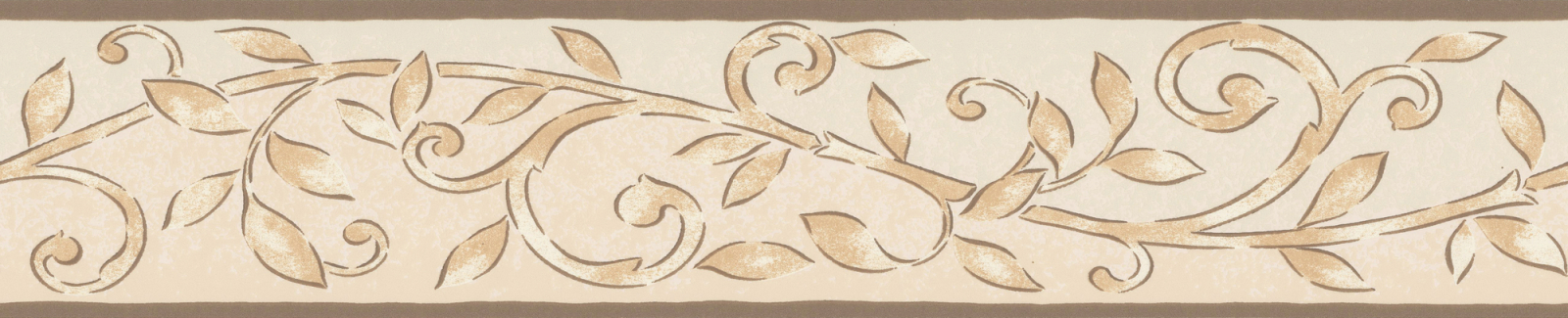 Papier-Borte ONLY BORDERS 10 - braun-beige - 5 Meter