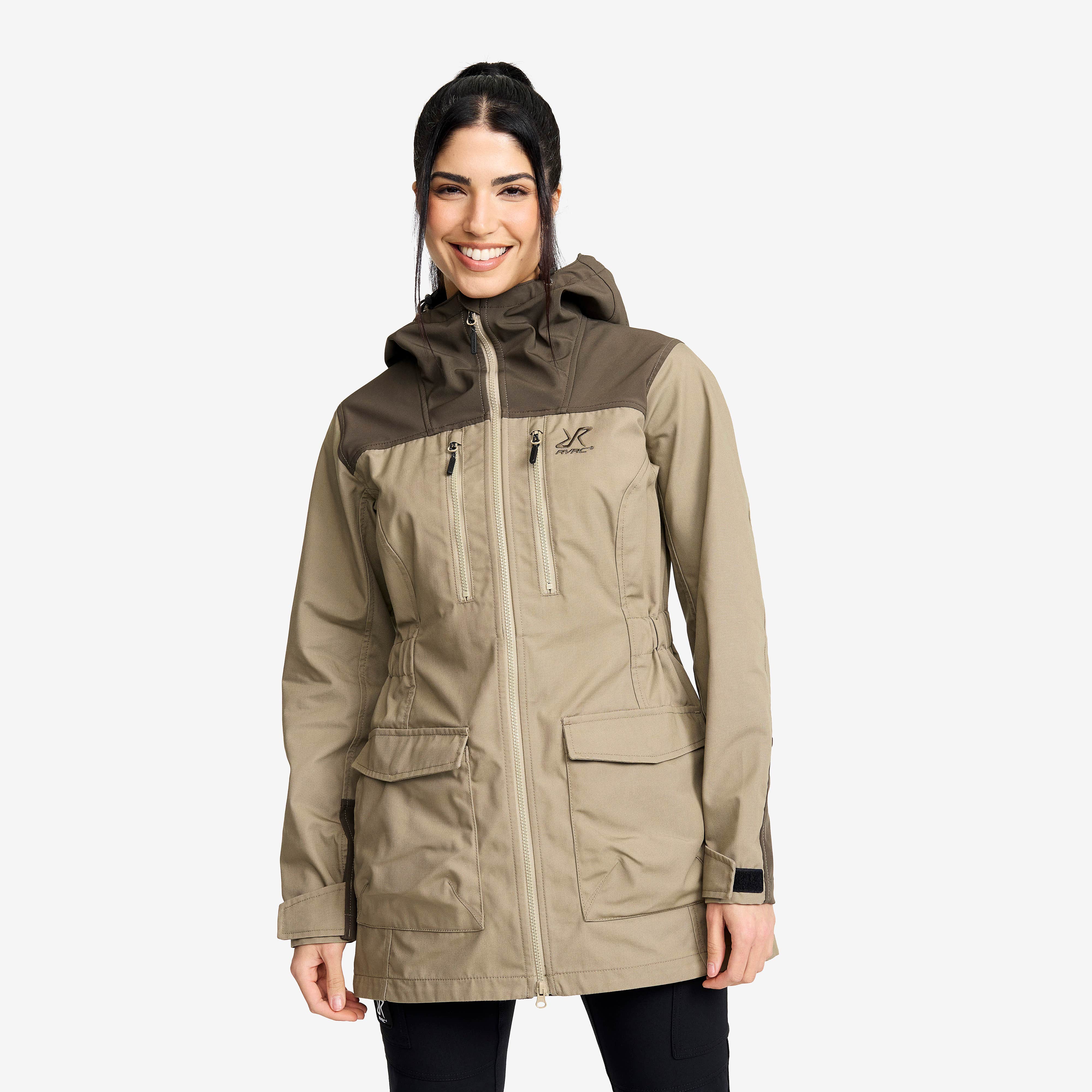 Outdoor Jacket Dame Mud/Brindle