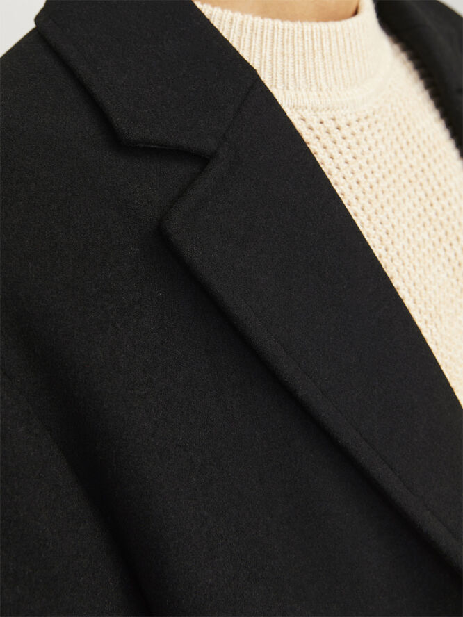 Jack & Jones JJEHARRISON WOOL COAT SN Black