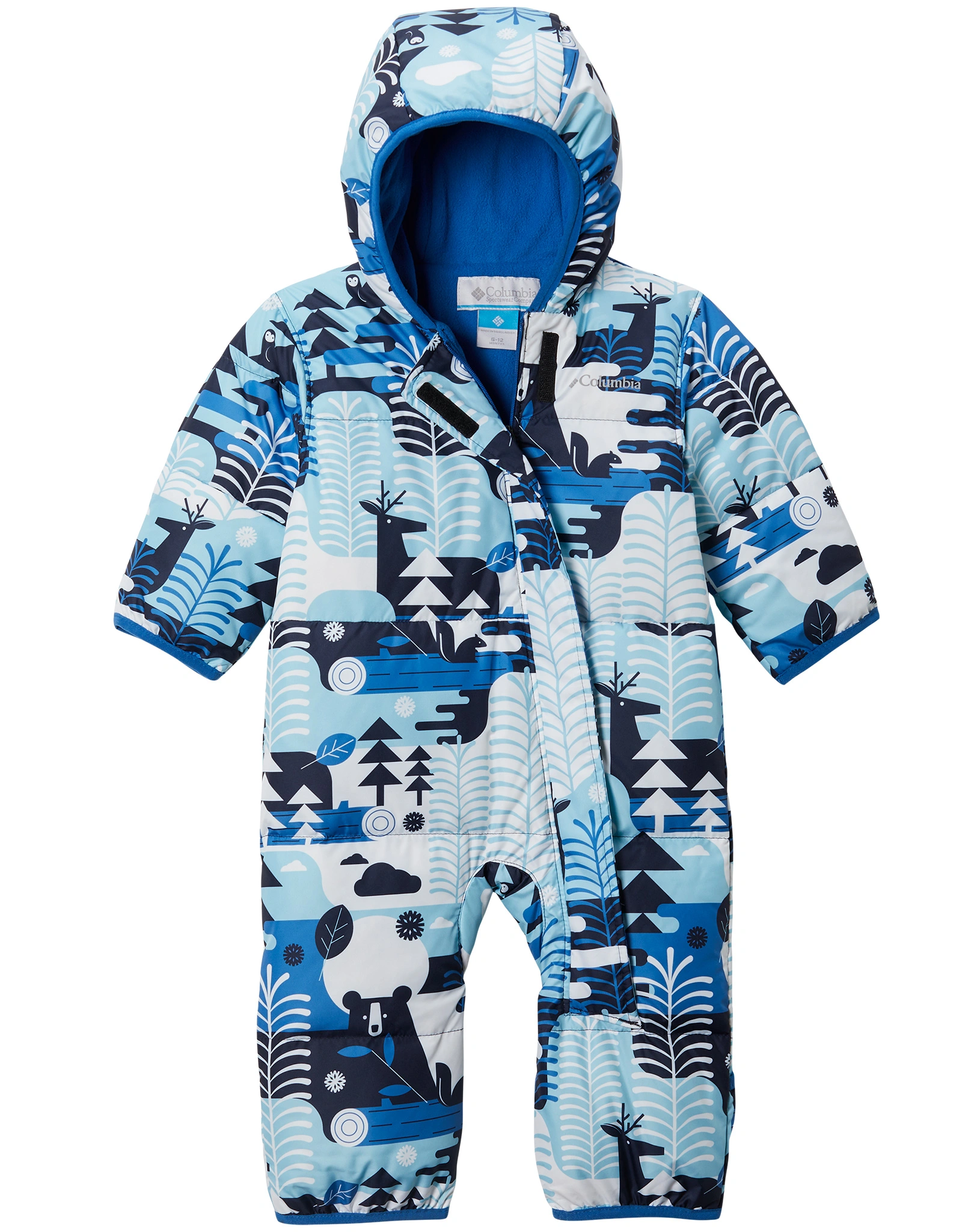 Schneeoverall SNUGGLY BUNNY BUNTING in navy winterlands