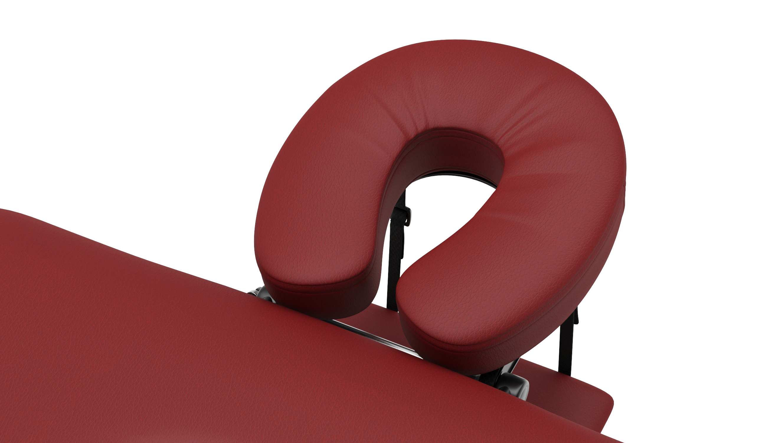 Massageliege 3-Zonen rot
