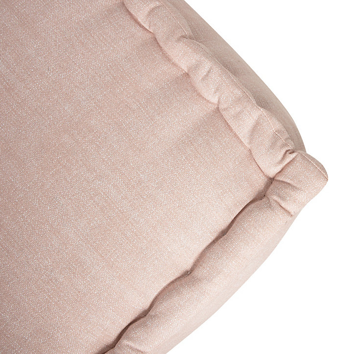 Pouf Soan Chambray JBY Creation rose l.40 x H.30 cm