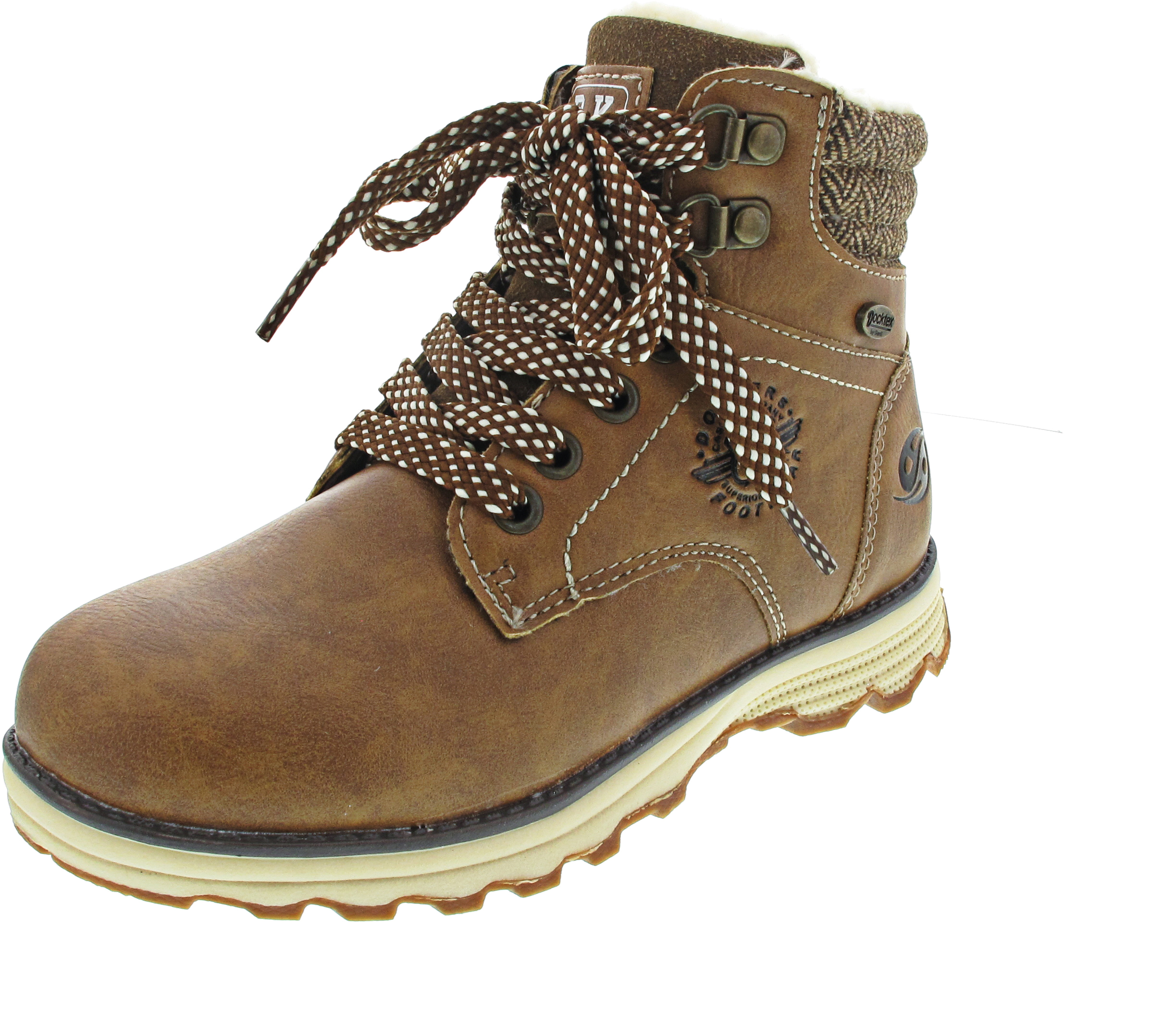 Dockers by Gerli Schnürboots TEX braun