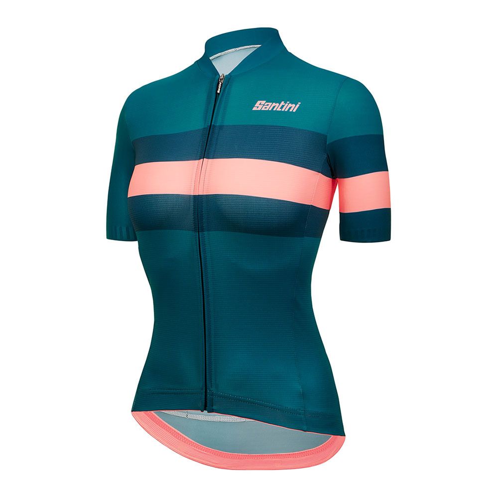 Santini ECO SLEEK BENGAL - Maillot Femme pétrole