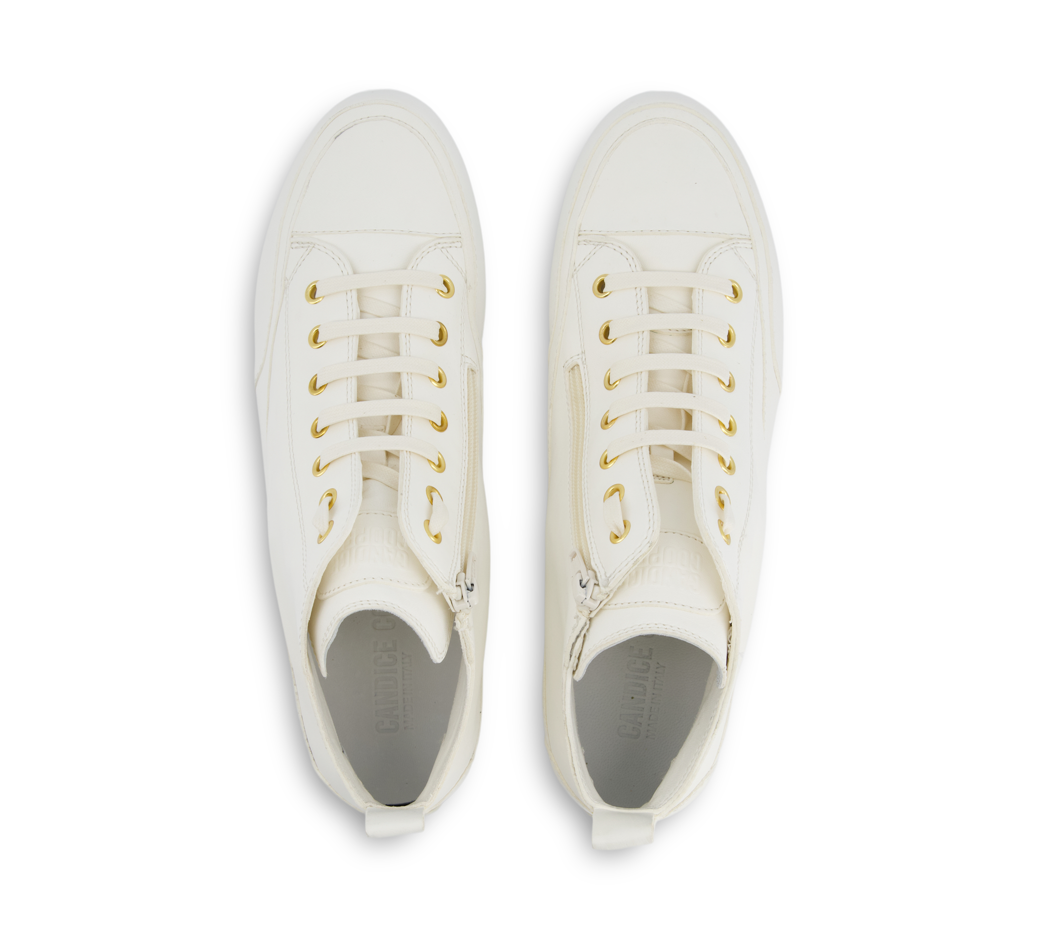 Candice Cooper Rock Mid - Schnürstiefel weiss