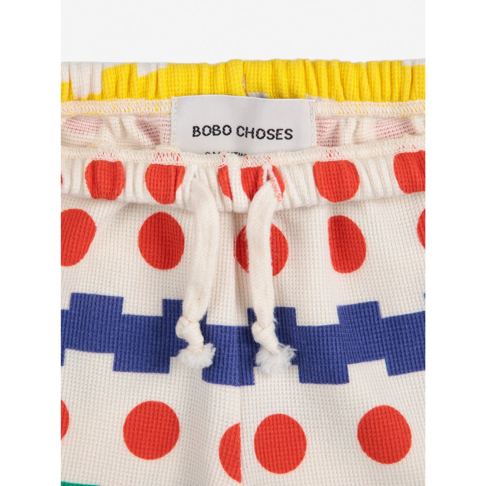 Køb Bobo Choses Multicolor Geometrical All Over Waffle Bukser