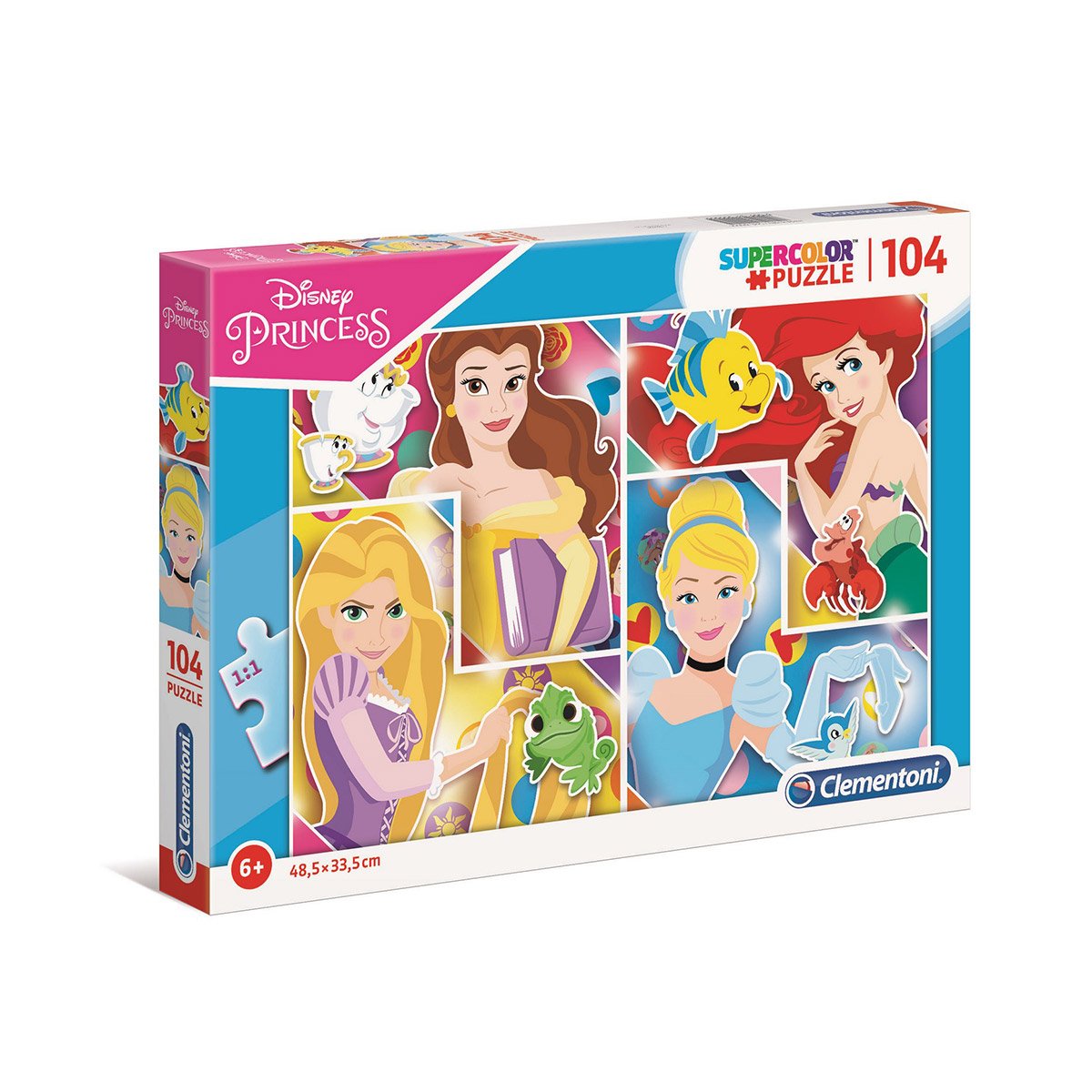 Puzzle SuperColor 104 pièces  Princesses - Princesses