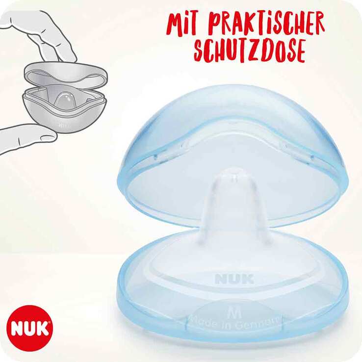 NUK Brusthütchen Größe M, 2 St