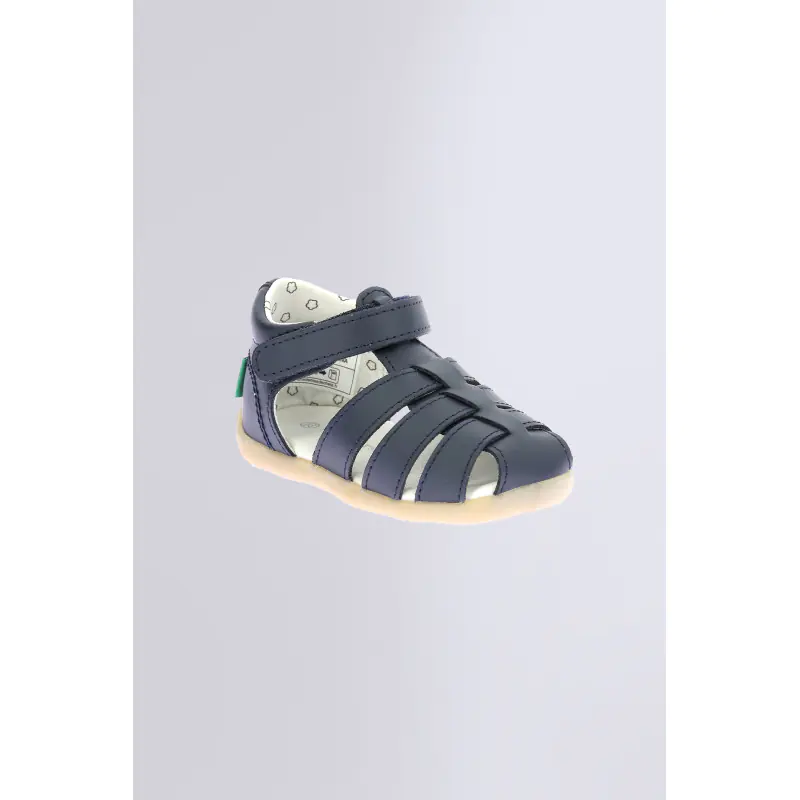 Bigflo-c Marine fonce SANDALES Cuir Fille