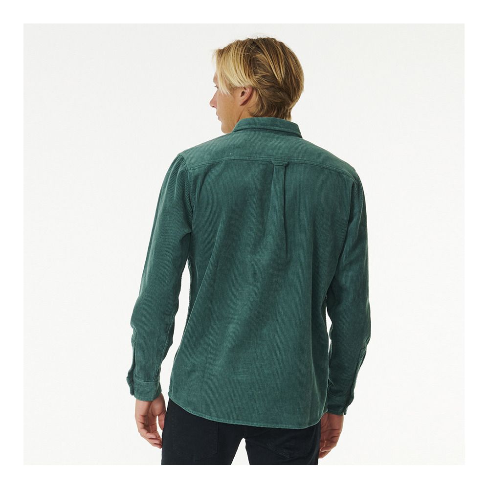 Rip Curl STATE CORD - Chemise Homme washed green