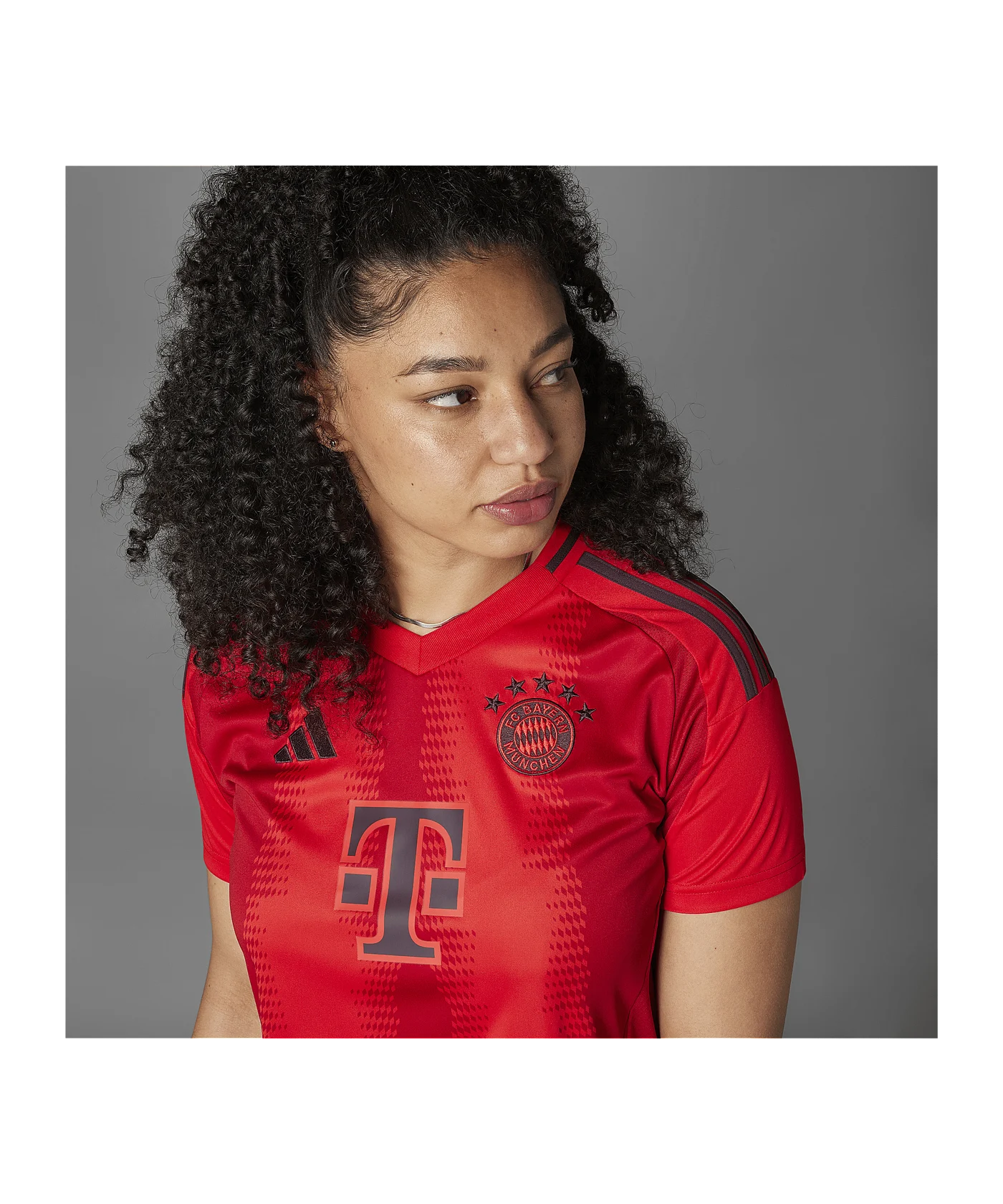 adidas FC Bayern München Trikot Home 2024/2025 Damen Rot