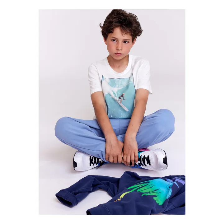 AO76 T-shirt Mat Wave | Blanc