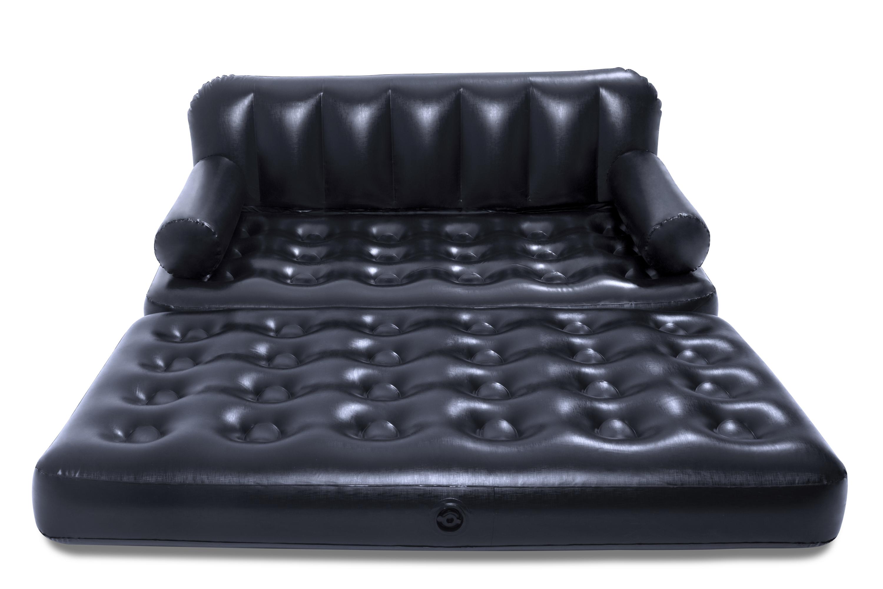 Sofa aufblasbar 5-in-1 schwarz