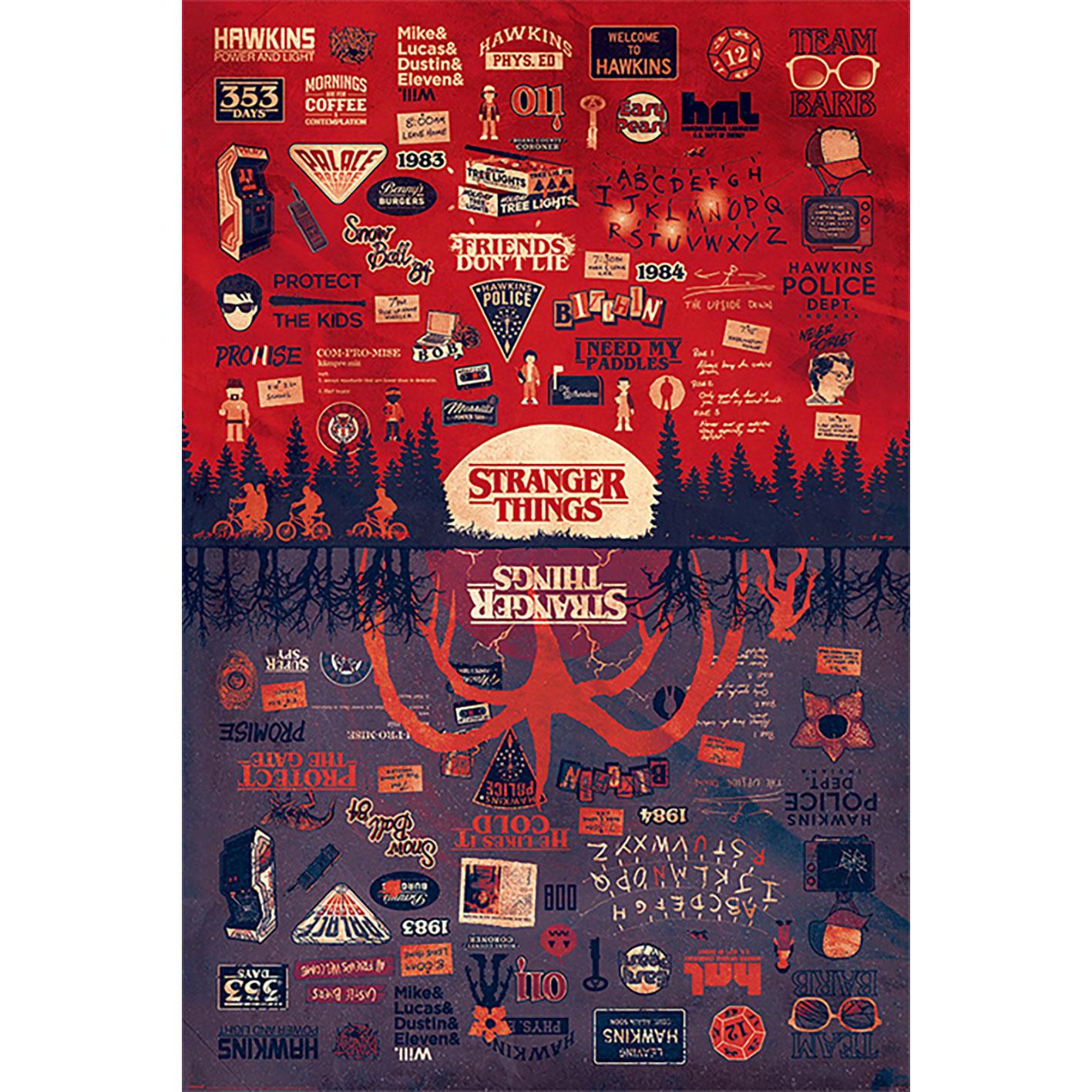 STRANGER THINGS UPSIDE DOWN MAXI POSTER 61X91.5CM