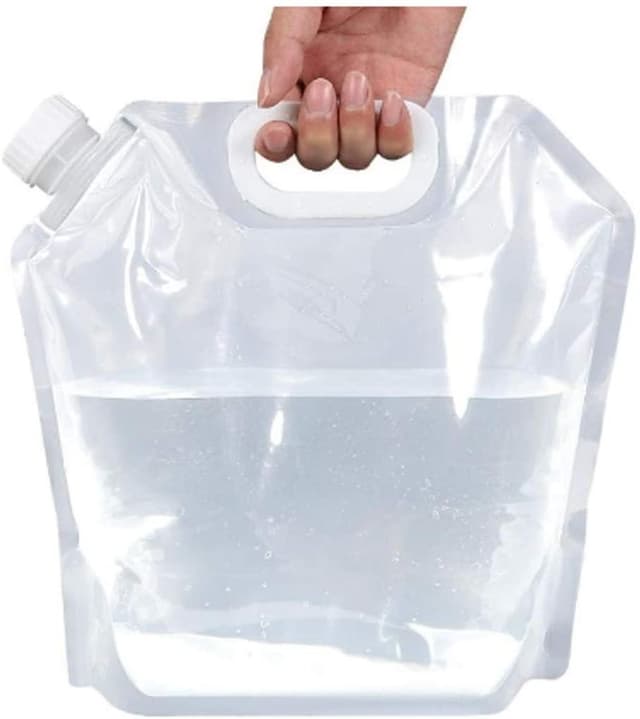 Sammenklappelig vandpose 10 liter Gennemsigtig