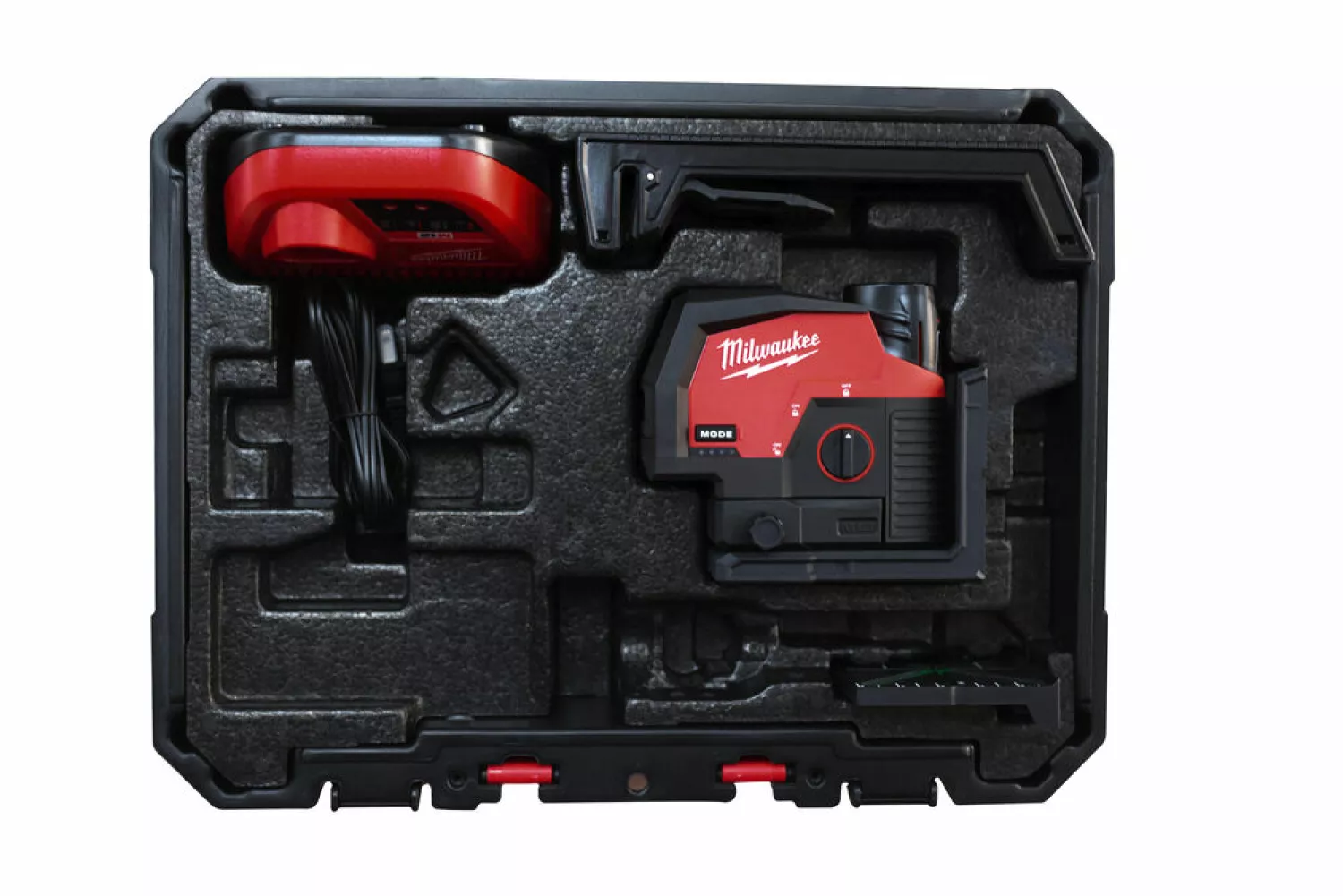 Milwaukee M12 CLLP-301C 12V Li-Ion accu laser set (1x 3,0Ah) in koffer - 2 lijnen - Groen - 38m