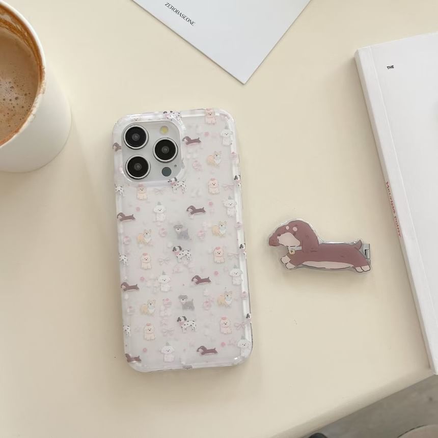 Rockit - Honden telefoonhoesje / standaard / set - iPhone 16 Pro Max / 16 Pro / 16 Plus / 16