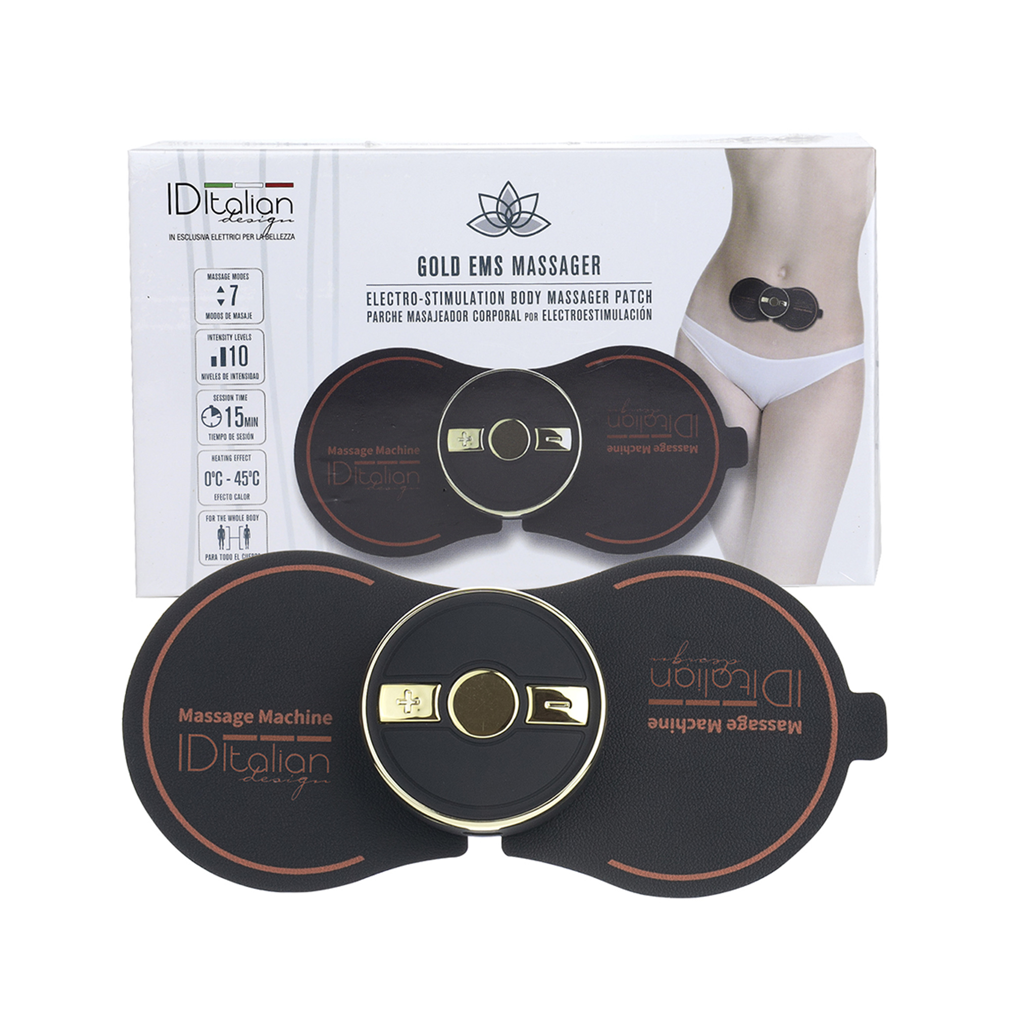 Italian Design Gold EMS Massager