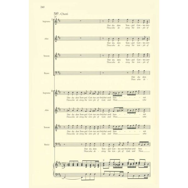 Bärenreiter Bach Matthäus-Passion