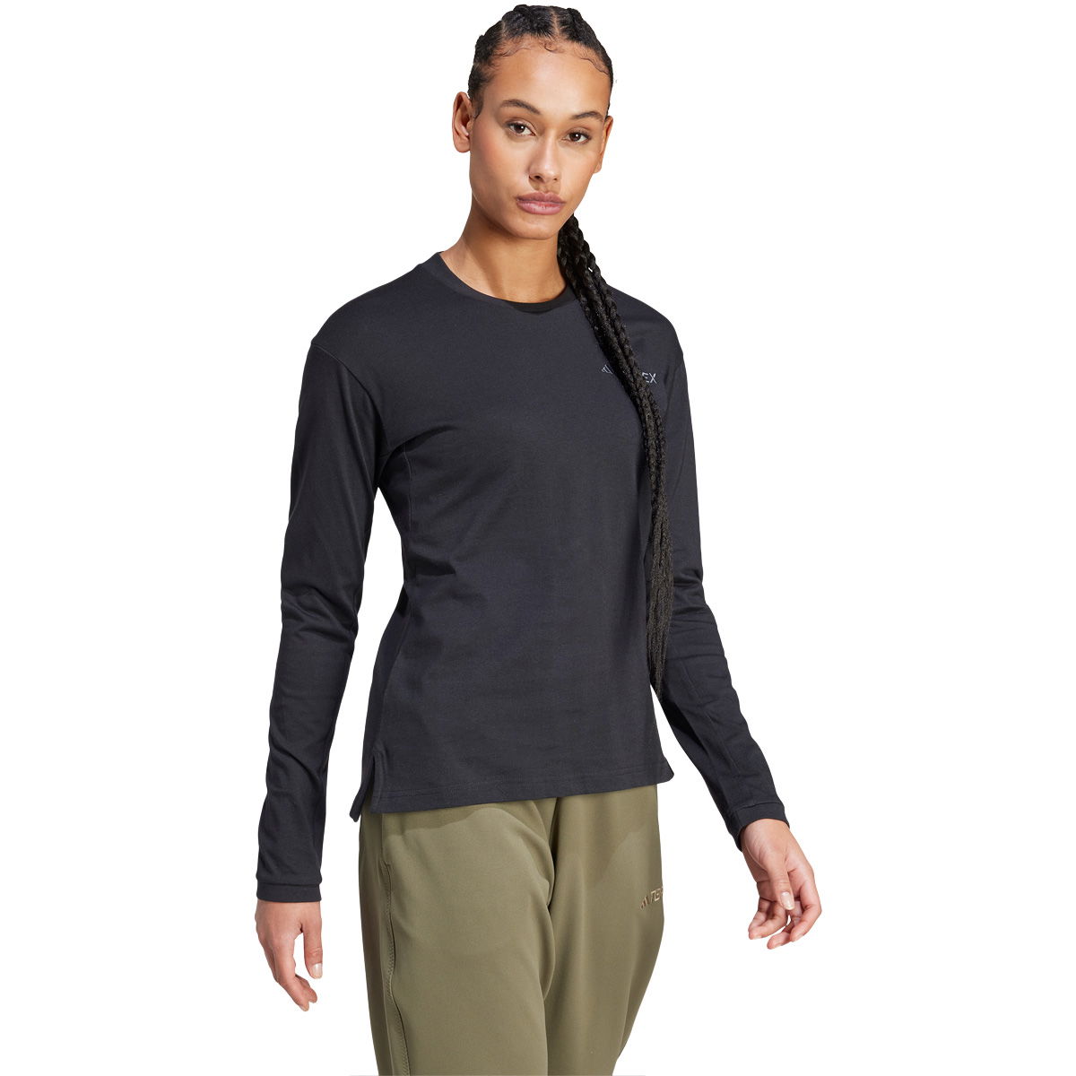 adidas Terrex Xploric Logo Langærmet T-shirt Dame