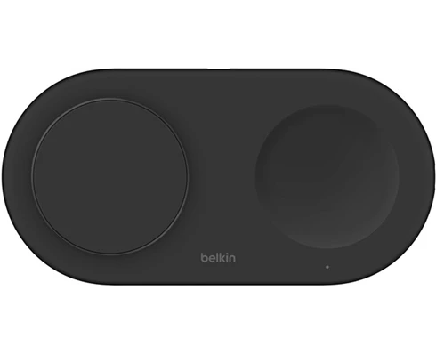 Belkin Qi2 15W 2-in-1 Wireless Charging Pad   5W USB-C Port, Black