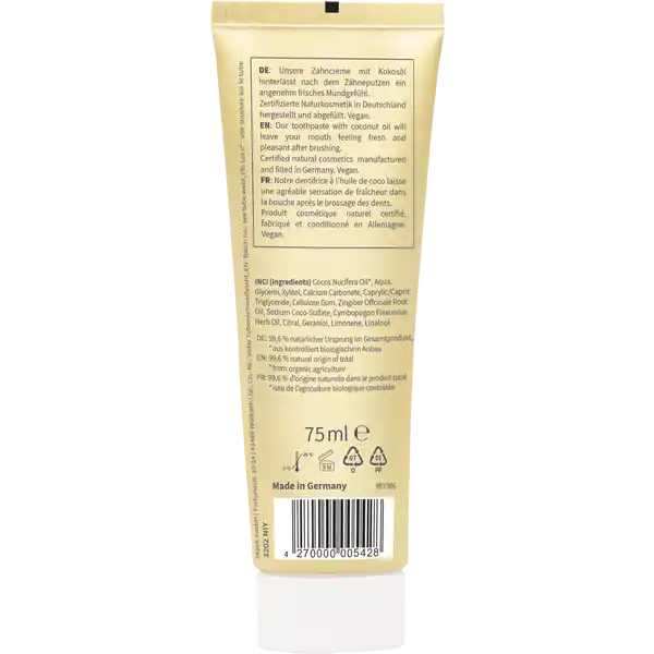 Zahncreme Zitronengras & Ingwer