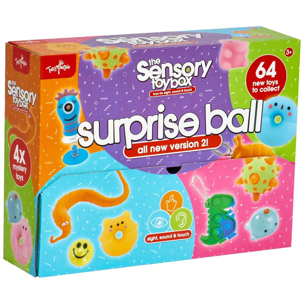 Toy Mania Die sensorische Spielzeugbox Überraschungsball Version 2 Sortiment