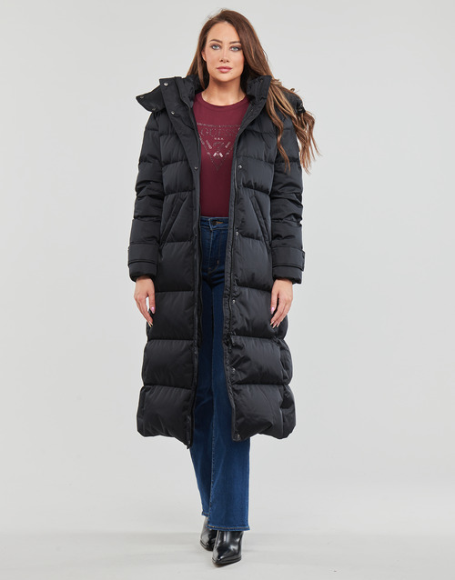 Guess - INES LONG DOWN JACKET - Noir