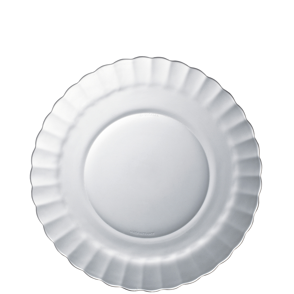 Assiette creuse en verre 23 cm Le Picardie® (lot de 6)