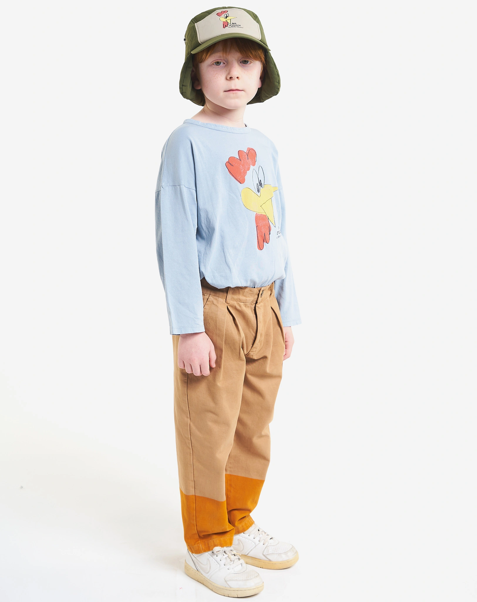 Langarmshirt MR. O'CLOCK in light blue