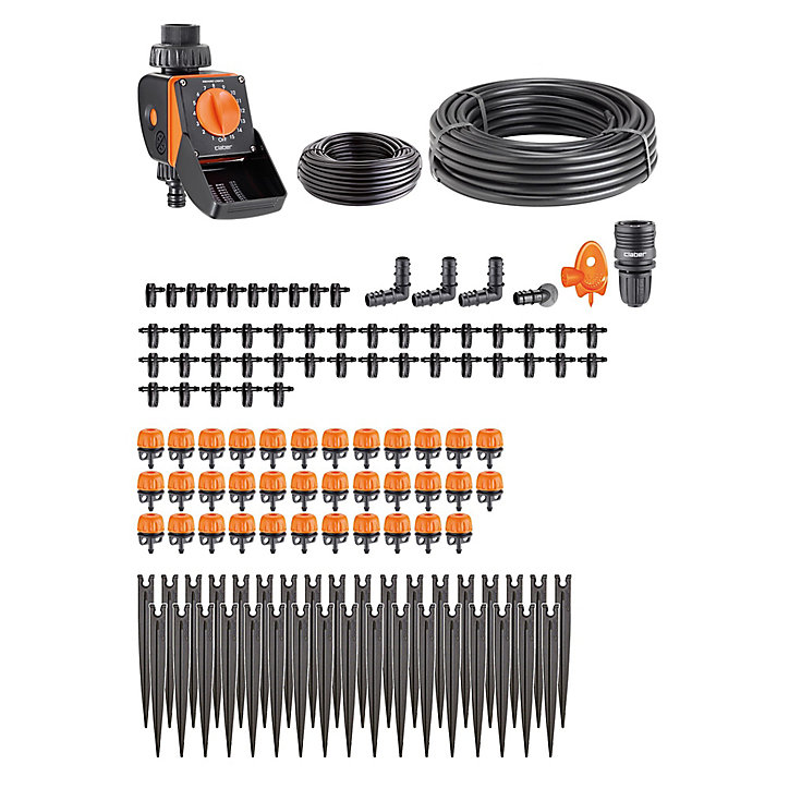 Kit de démarrage pour terrasses Claber avec programmateur (20-40 pots)