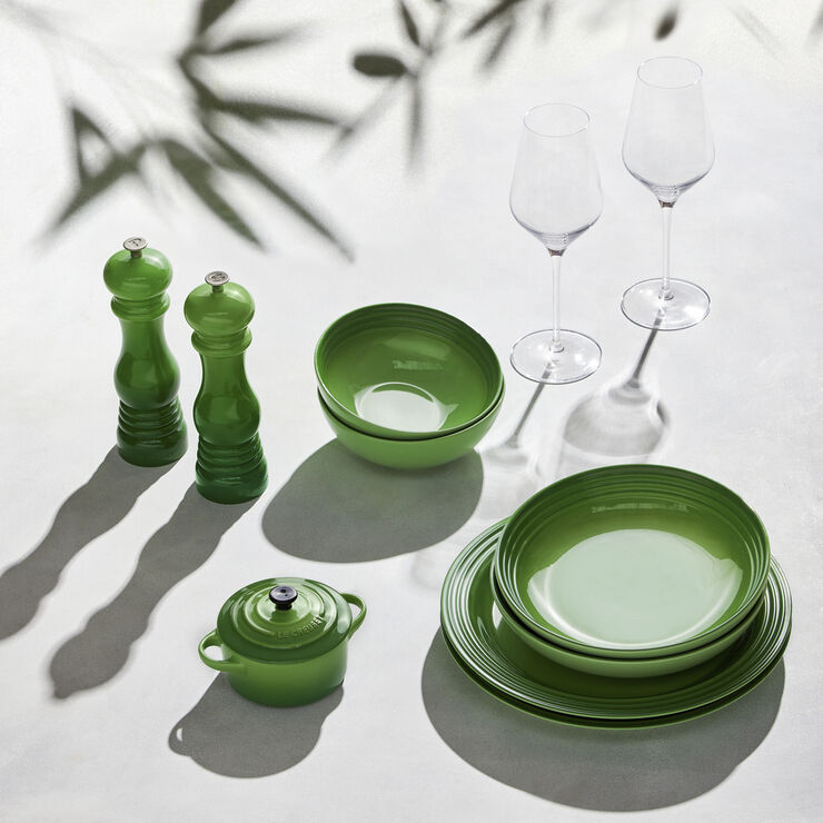 Le Creuset Dyb tallerken 16cm Bamboo Green Bamboo green