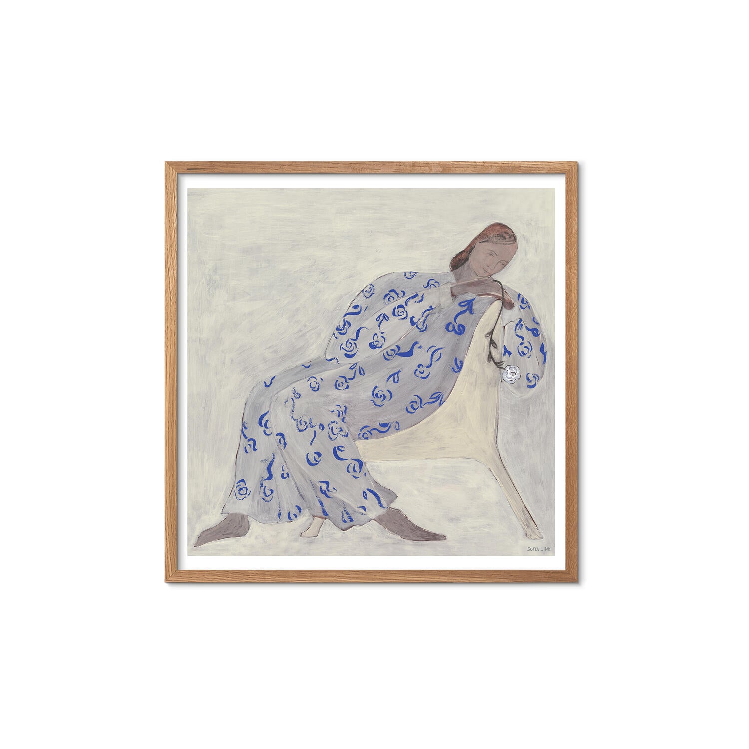 Poster & Frame  Rose plakat - 50 x 50 cm