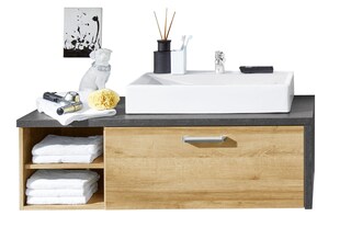 Waschtisch Bay Braun 123x39x53 cm