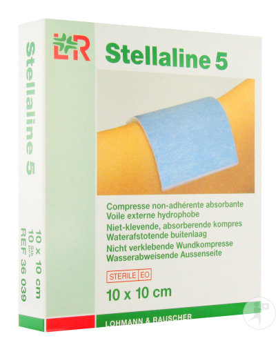 Lohmann & Rauscher Stellaline 5 Compresse Stérile 10x10cm 10 Pièces (36039)