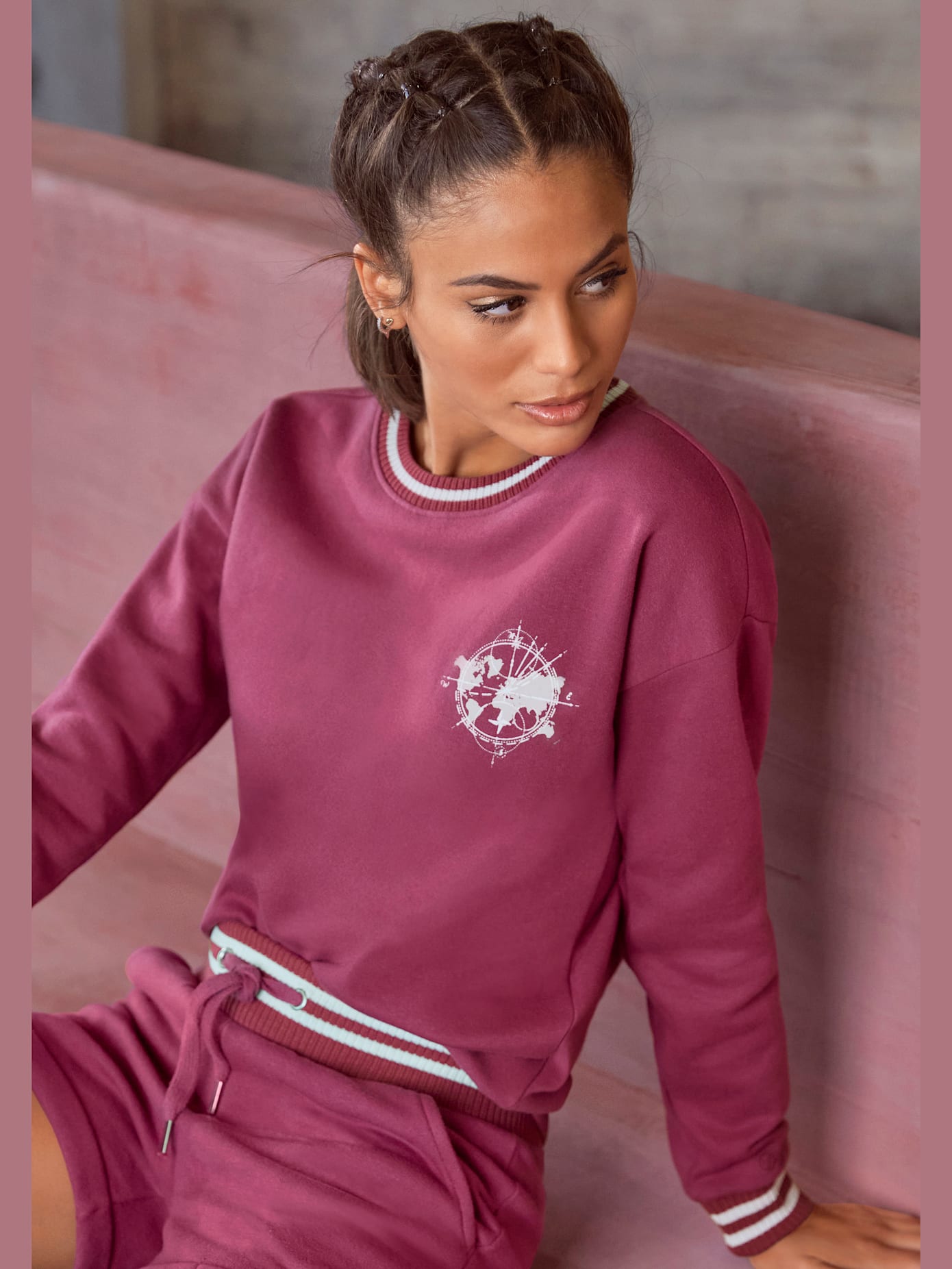 Sweatshirt à encolure ronde