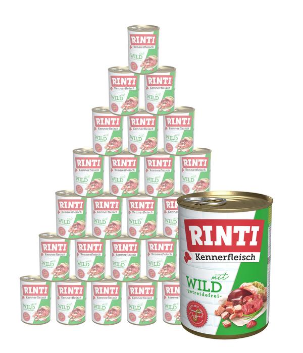 RINTI Kennerfleisch Nassfutter für Hunde, 24