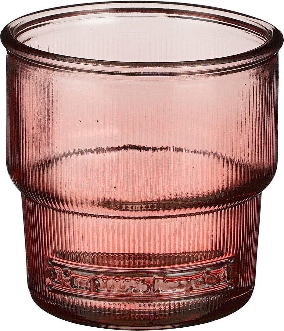 Mica Decorations drinkglas Versailles roze 220 ml