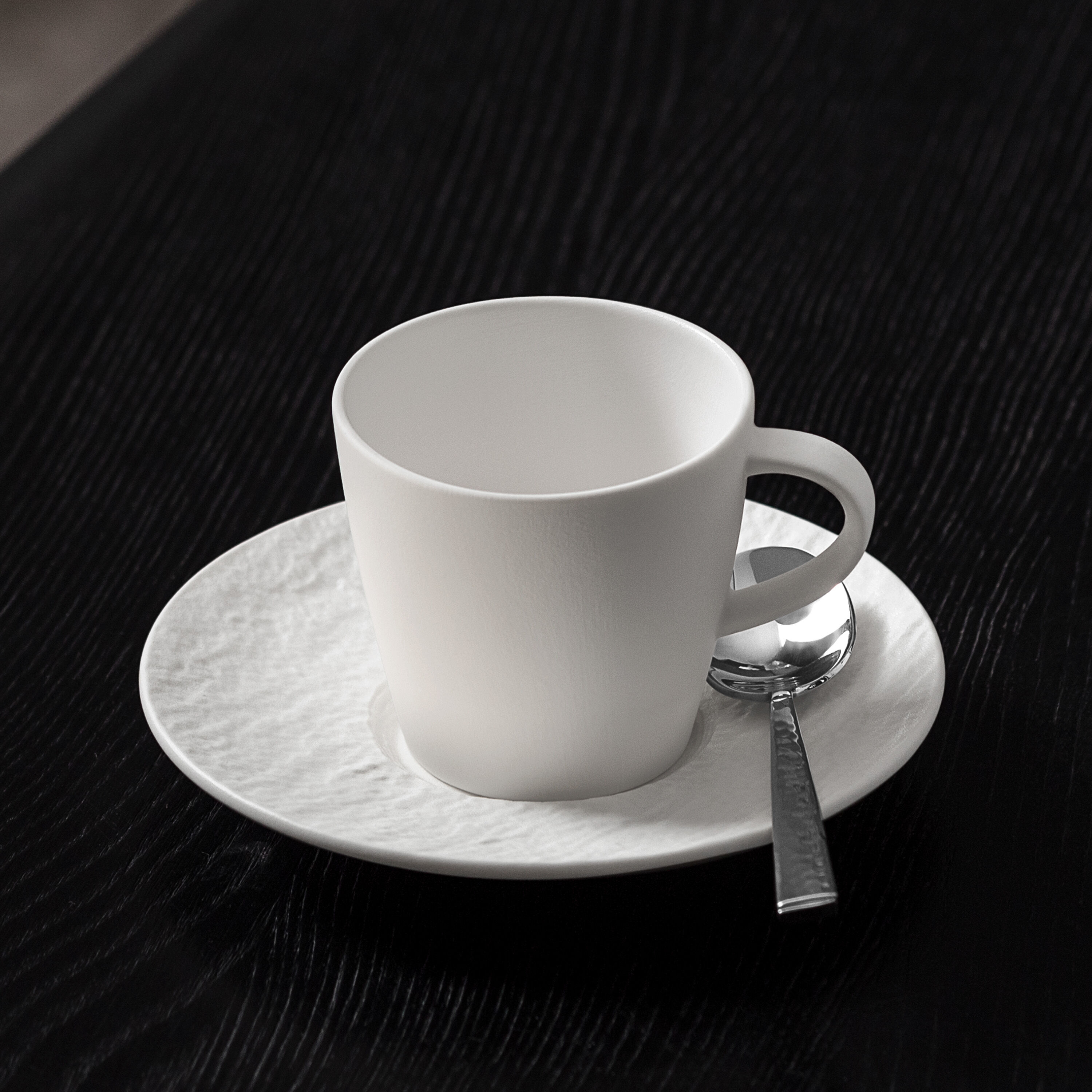 Manufacture Espresso cup White, 2.1 oz, Premium Porcelain