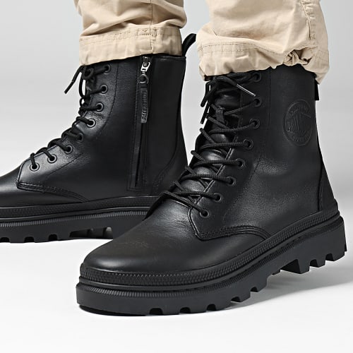 Boots Pallatrooper Off Leather 77972 Black Black