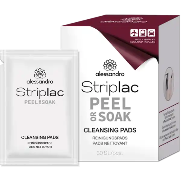STRIPLAC PEEL OR SOAK  Reinigungstücher Set -VEGAN