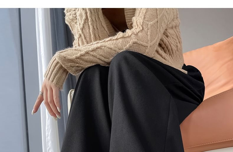 Ingrath - High Rise Plain Wide Leg Suit Pants (verschillende ontwerpen)