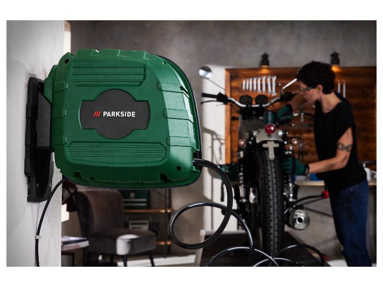 Compressor met automatische slanghaspel 1100 W