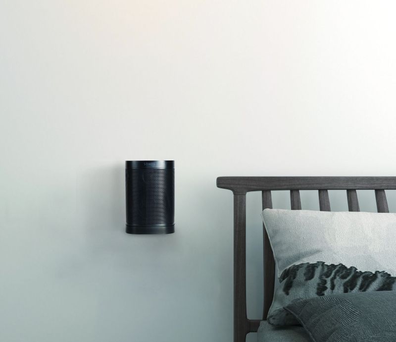 Muurbeugel - Houder voor Sonos One en One SL en Sonos Play:1 - Kwalitatief - Met Kabelmanagement