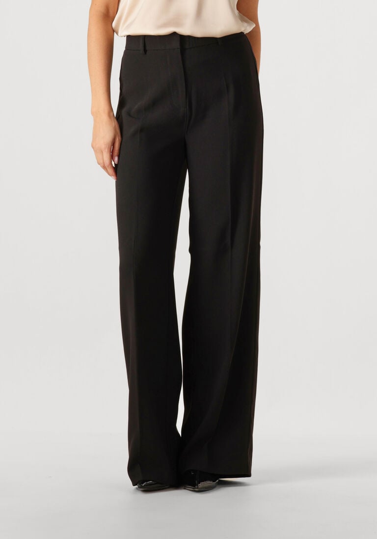 zwarte dante6 wijde broek luca wide leg pant