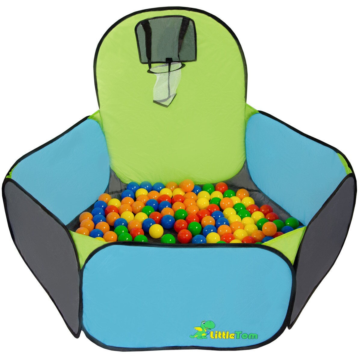 Spielset Kinderspielzelt inkl. 200 bunte Bällebadbälle | Spielzelt Spielhaus für Jungen und Mädchen