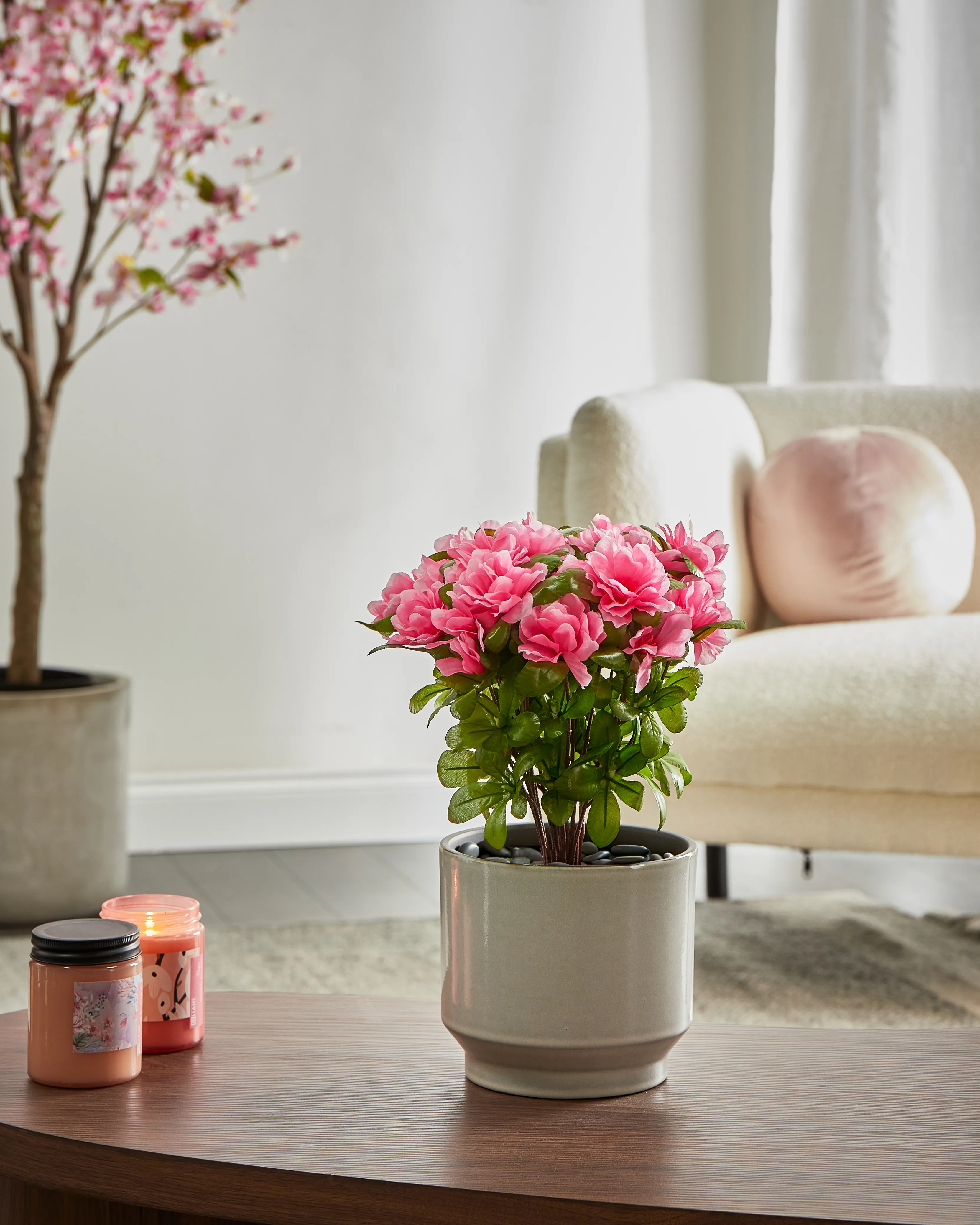 Kunstplant NOVELLA 36 cm Roze
