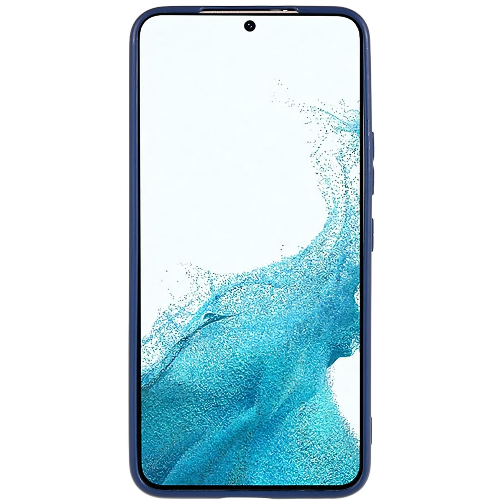 Samsung Galaxy S22 5G Gummi Case Hülle mit Kameraschutz - Dunkelblau (Matt)
