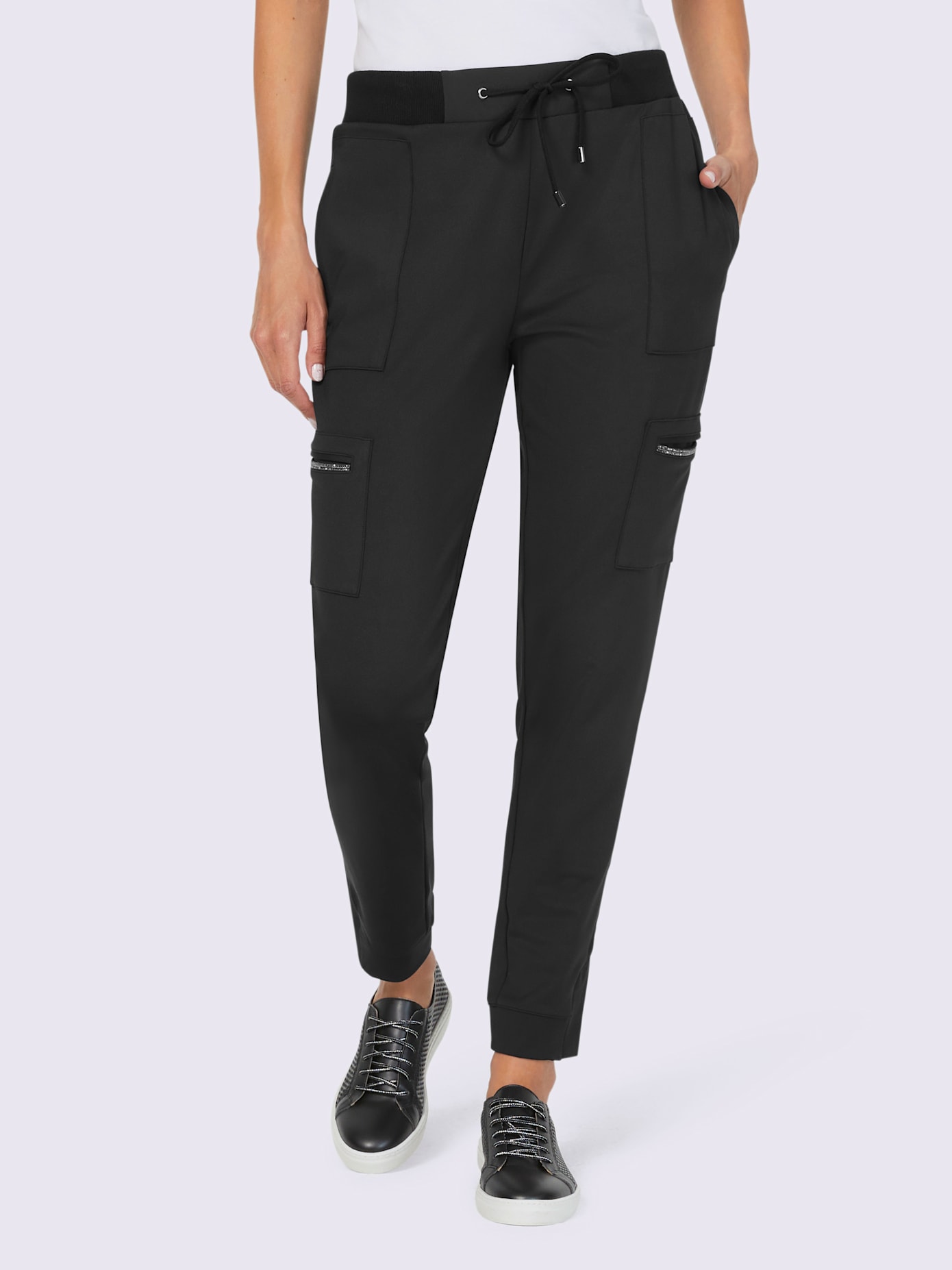 Pantalon en jersey style jogging tendance
