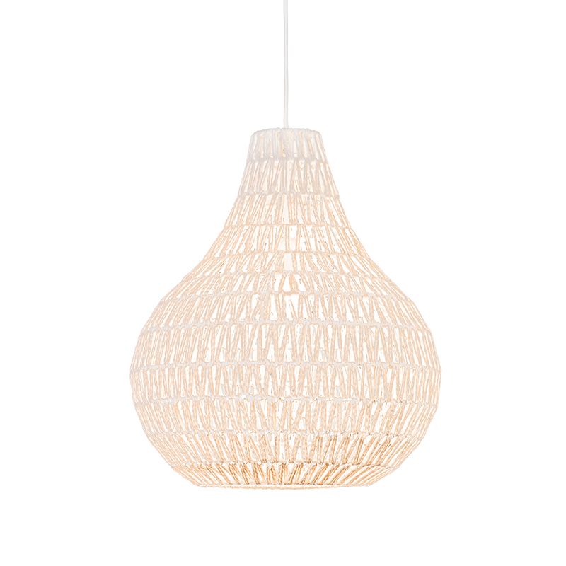 Scandinavische hanglamp wit 45 cm - Lina Drop